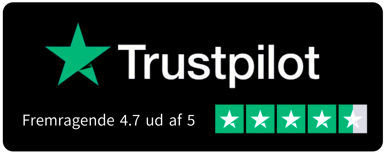 EminentEspresso Espressomskiner - Trustpilot 4,7 ud af 5 - radius hjørner